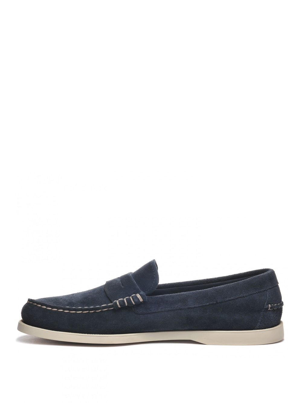 Mocassini Sebago Dan Boat Flesh Out da Uomo - Blu