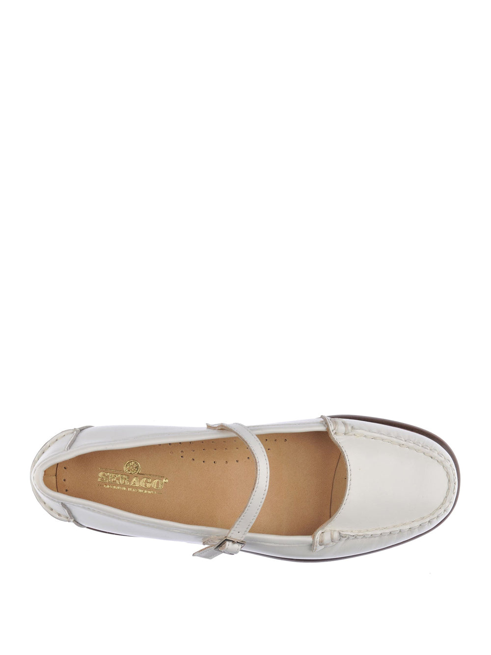 Mocassini Sebago Ballerina da Donna - Bianco