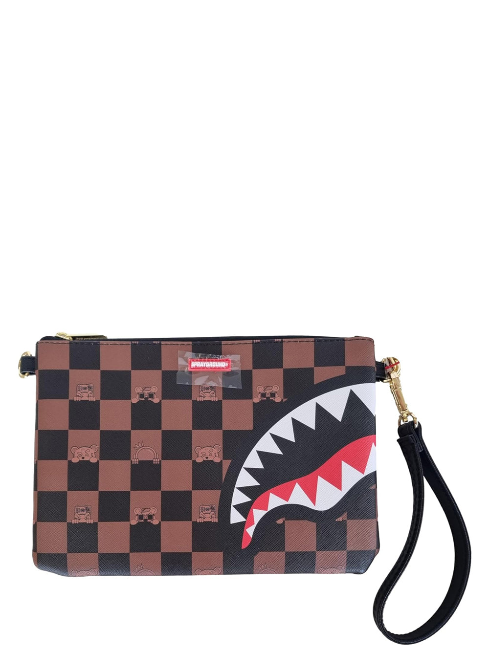 Sprayground Borsa Pochette Unisex Mod. 910B7509NSZ Moro Marrone