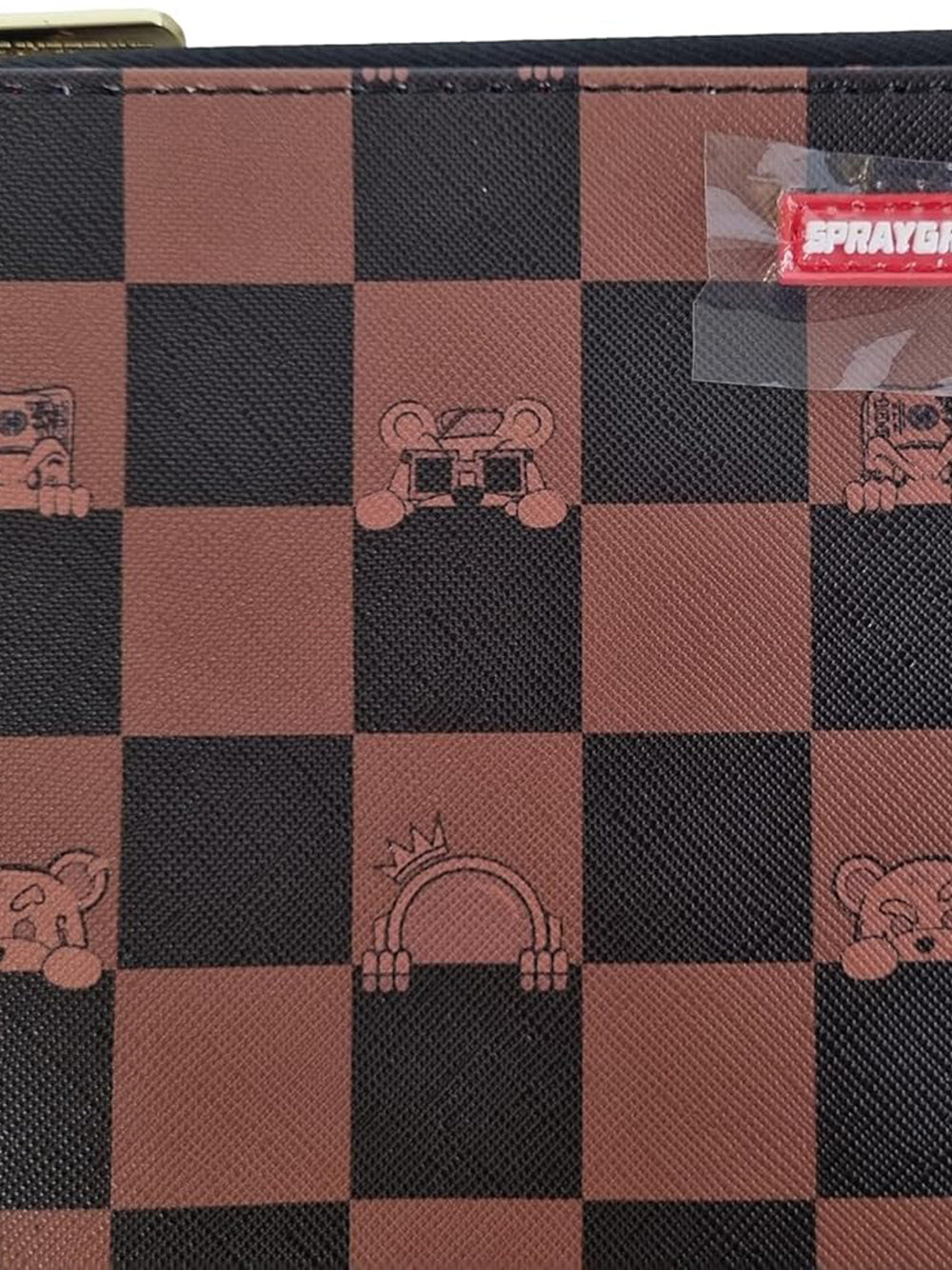 Sprayground Borsa Pochette Unisex Mod. 910B7509NSZ Moro Marrone