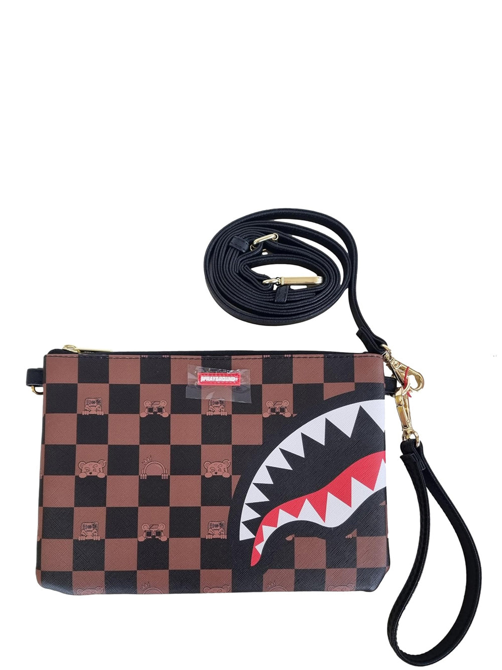 Sprayground Borsa Pochette Unisex Mod. 910B7509NSZ Moro Marrone
