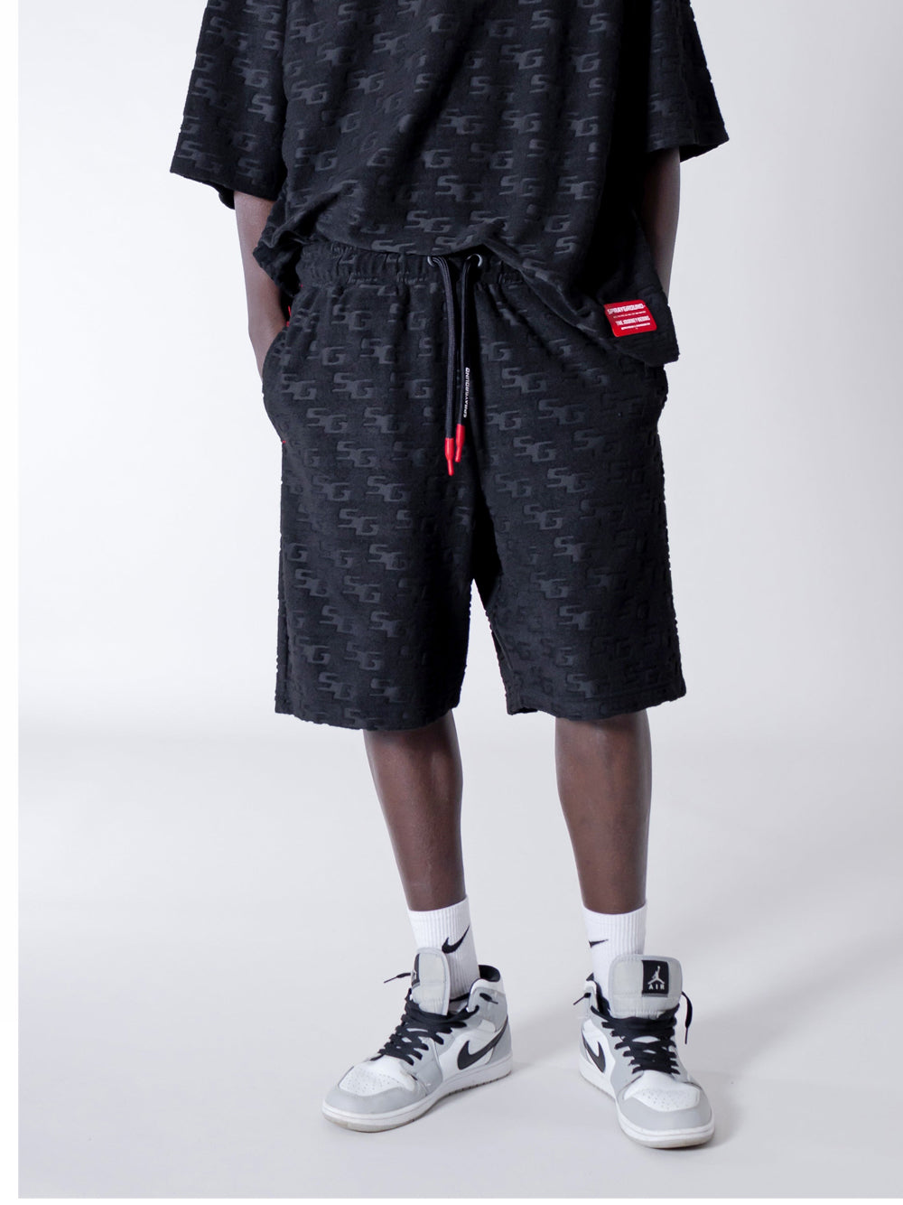 Bermuda Casual Sprayground SG Jacquard Unisex - Nero