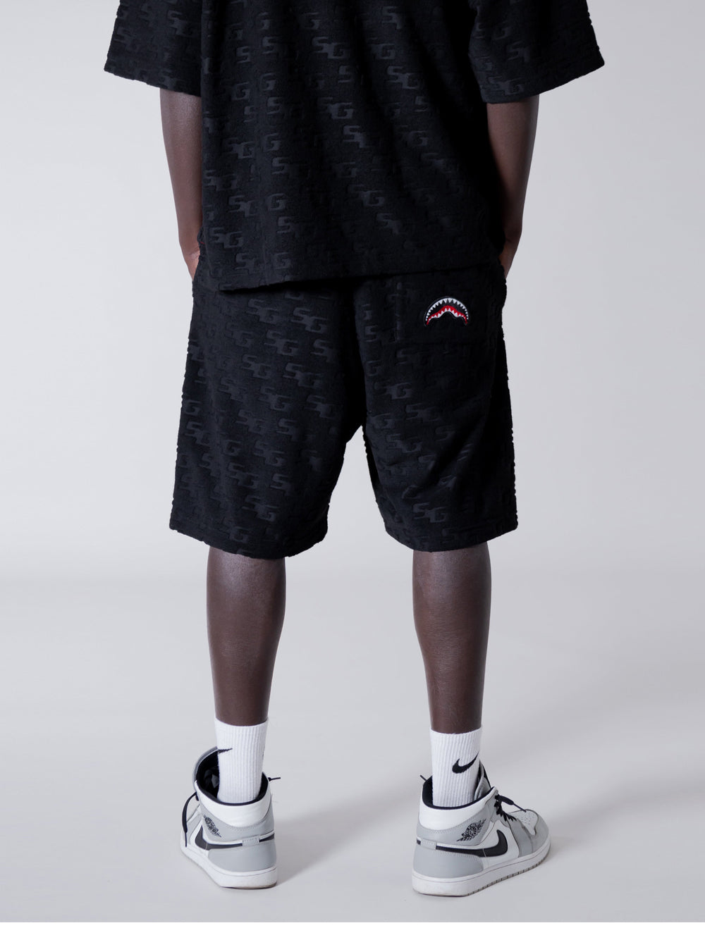 Bermuda Casual Sprayground SG Jacquard Unisex - Nero