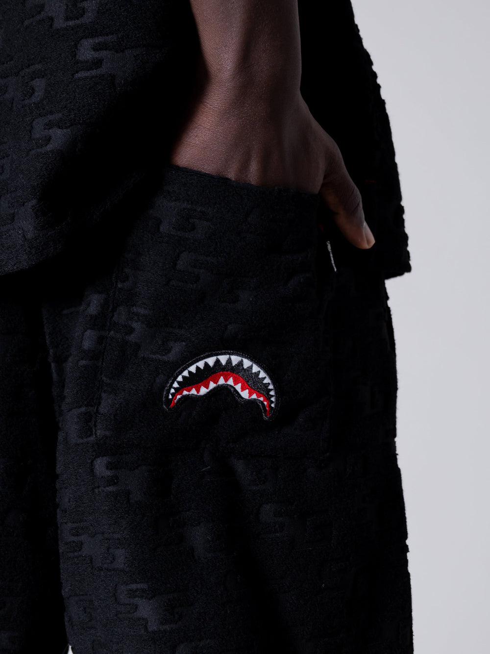 Bermuda Casual Sprayground SG Jacquard Unisex - Nero