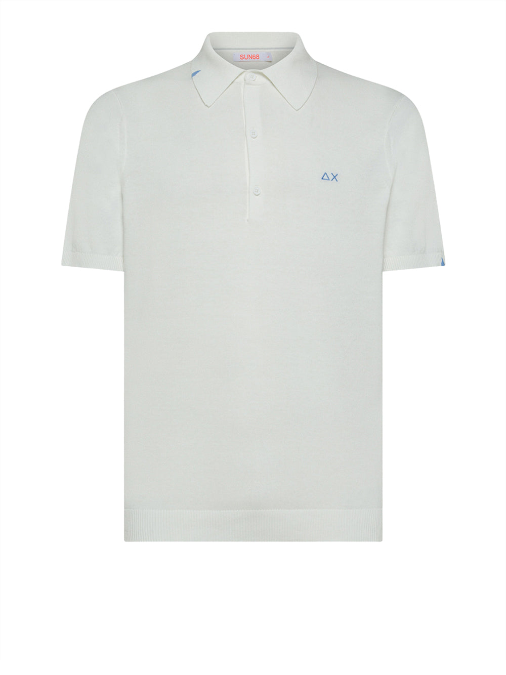 Polo Sun68 Sweater da Uomo - Bianco