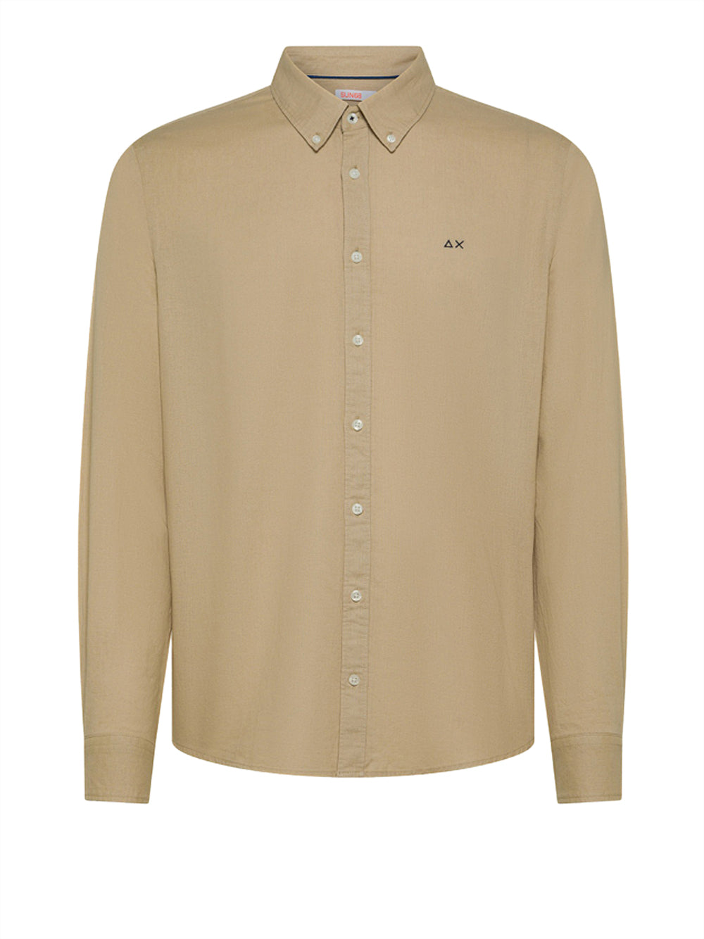 Camicia Sun68 Linen da Uomo - Beige
