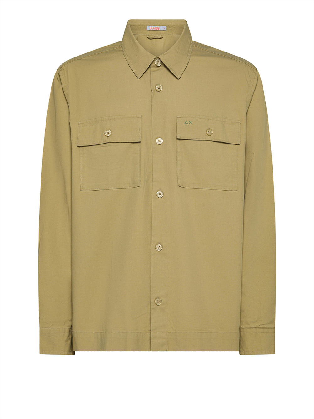 Camicia Casual Sun68 Overshirt da Uomo - Beige