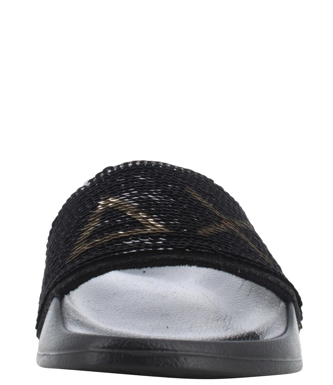 Sun68 Ciabatta Donna Mod. X35203 SLIPPERS BEACH SEQUIN 1143 /oro Nero