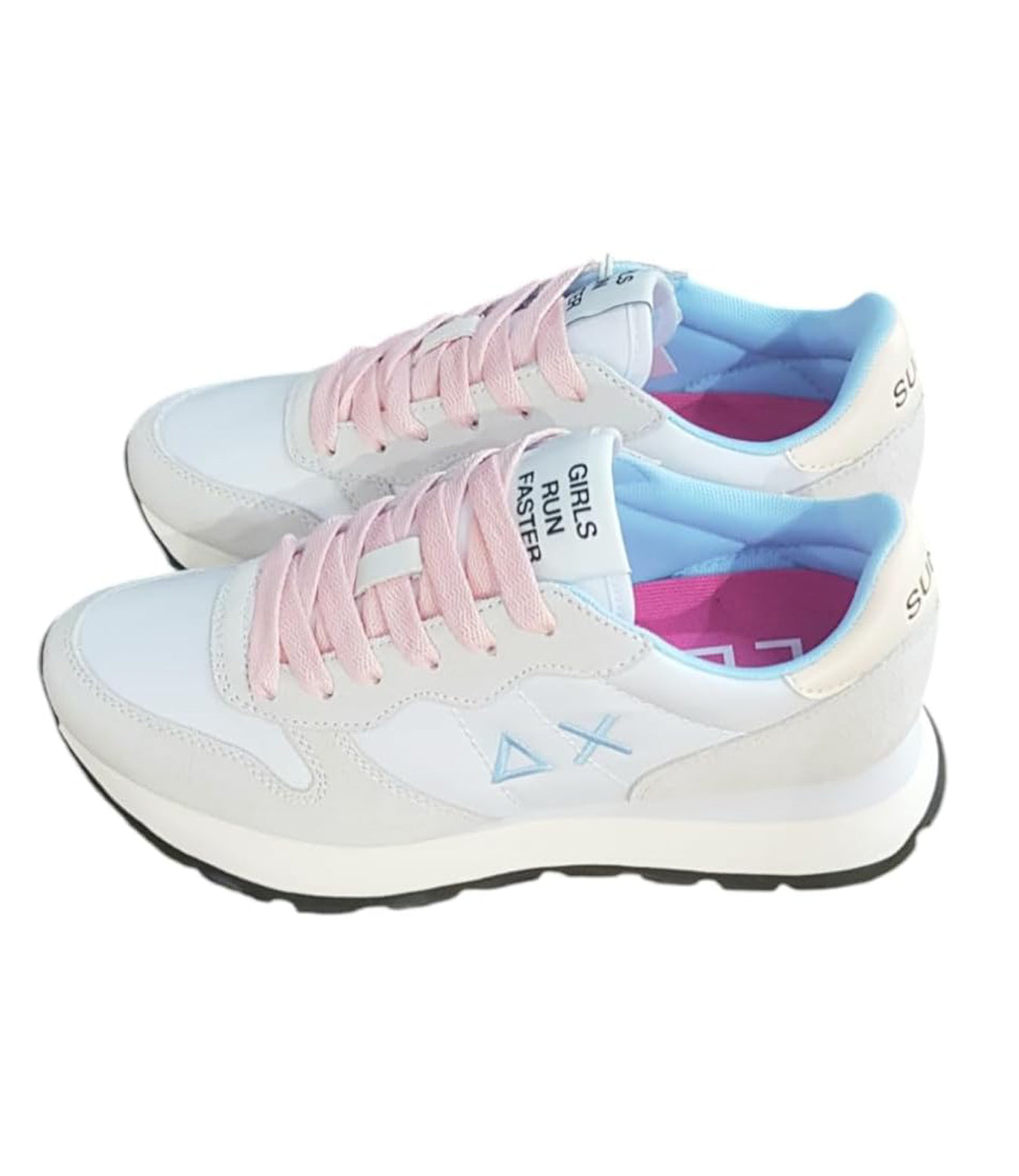 Sun68 Sneakers Donna Mod. Z35201 ALLY SOLID NYLON 1 Bianco