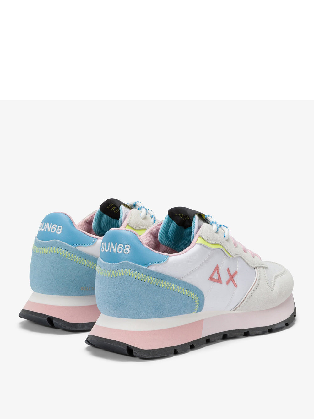 Sneakers Sun68 Ally Color Explosion da Donna - Bianco