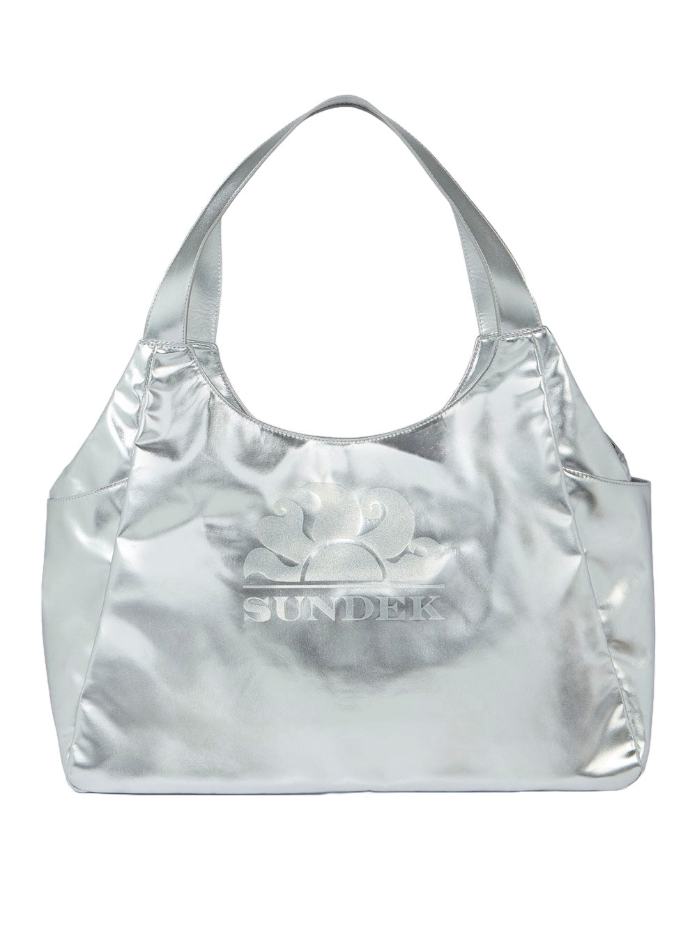 Borsa Mare Sundek Laminated Chel da Donna - Argento