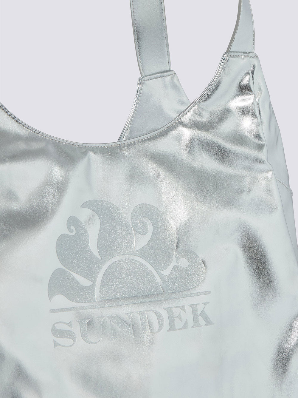 Borsa Mare Sundek Laminated Chel da Donna - Argento