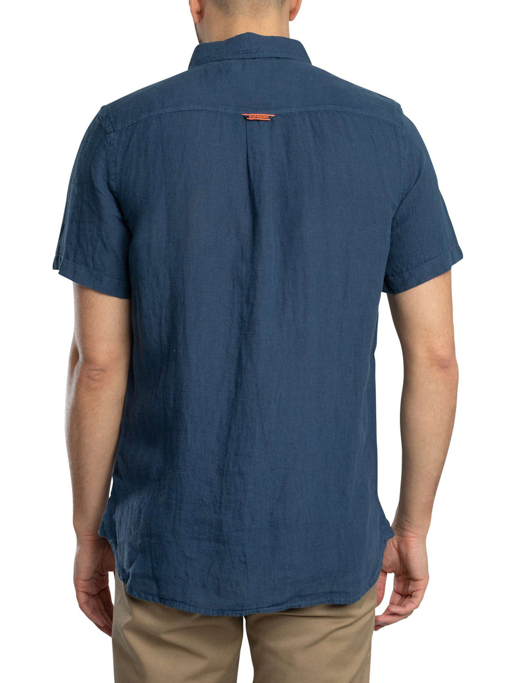 Camicia Casual Superdry da Uomo - Blu