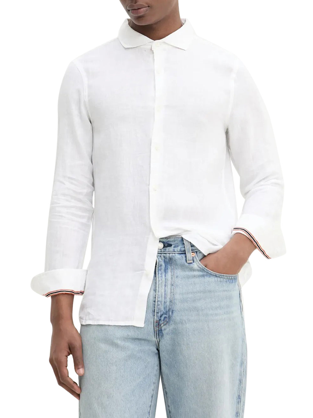 Camicia Casual Superdry da Uomo - Bianco