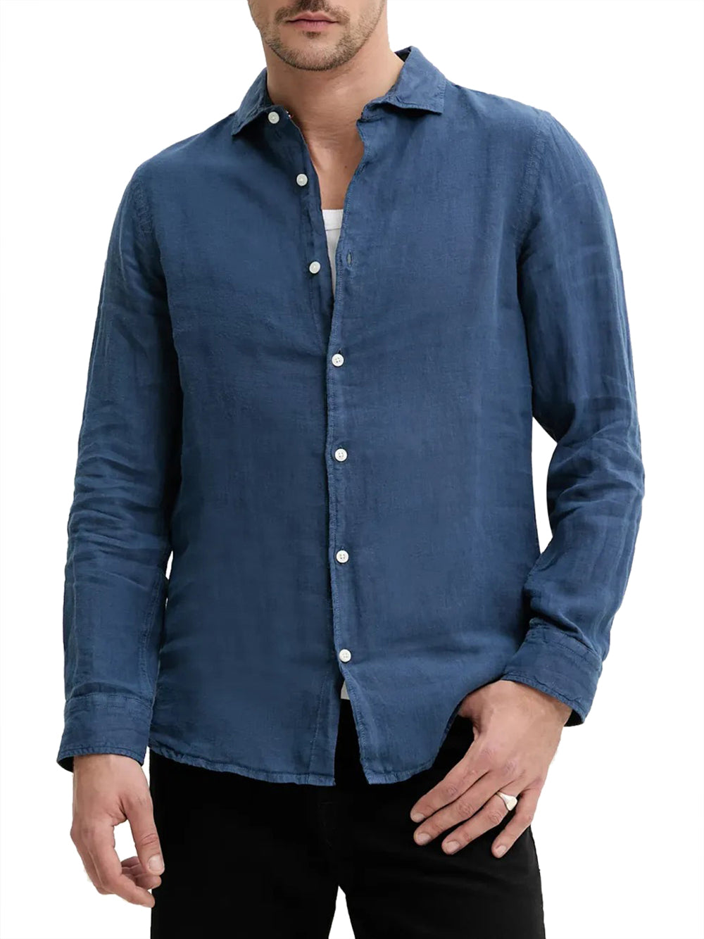 Camicia Casual Superdry da Uomo - Blu