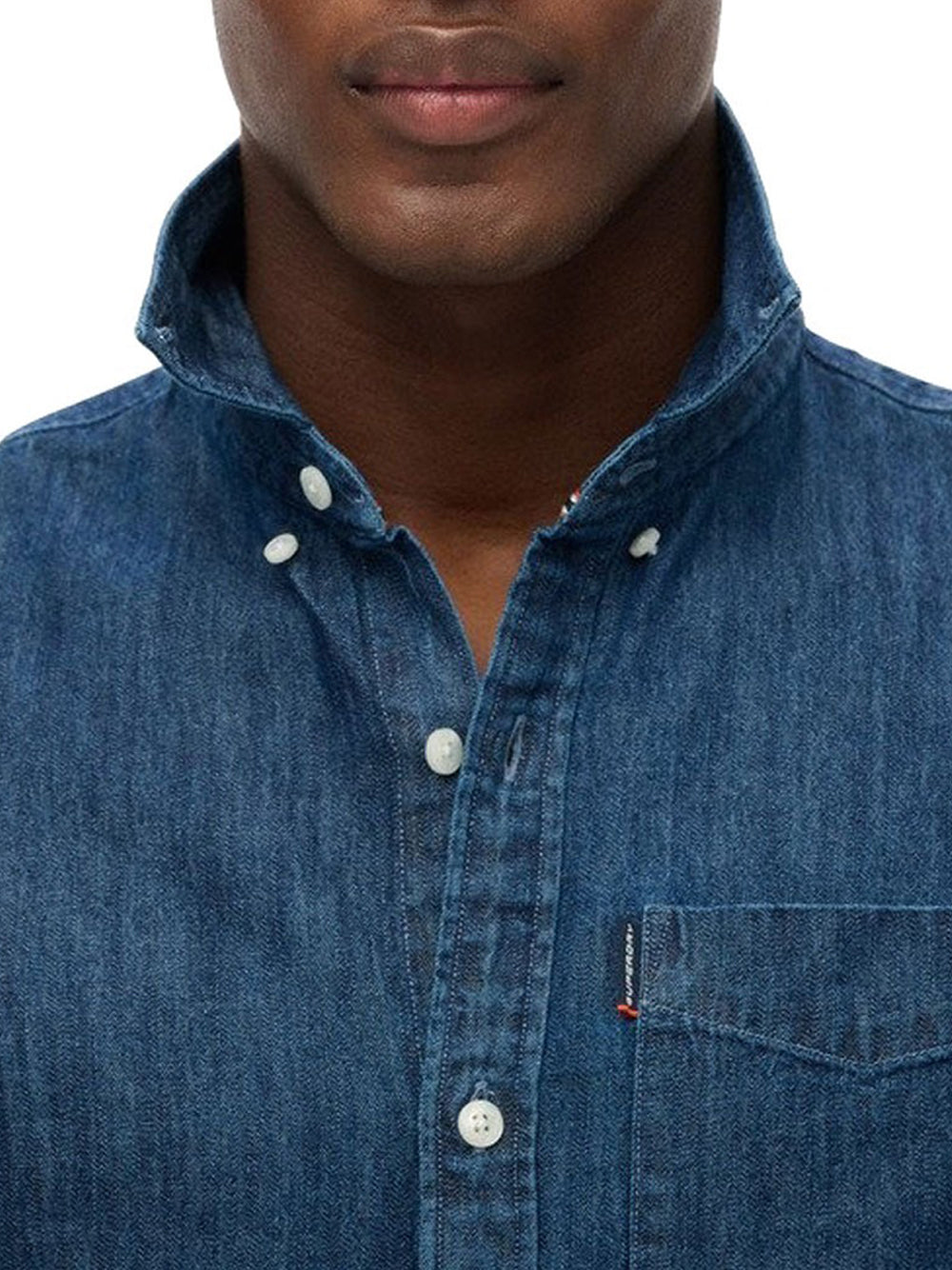 Camicia Jeans Superdry da Uomo - Denim