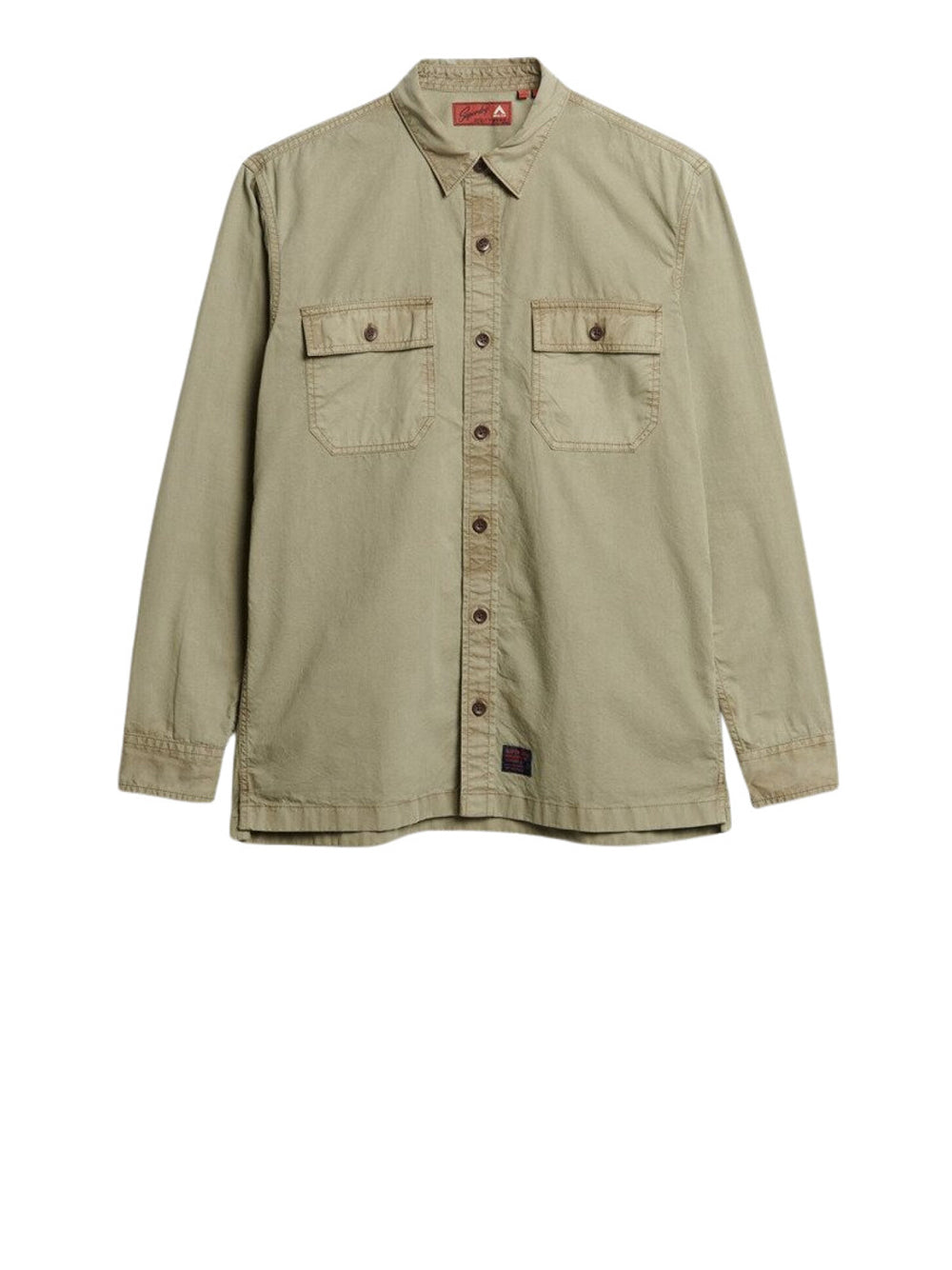 Camicia Casual Superdry da Uomo - Verde