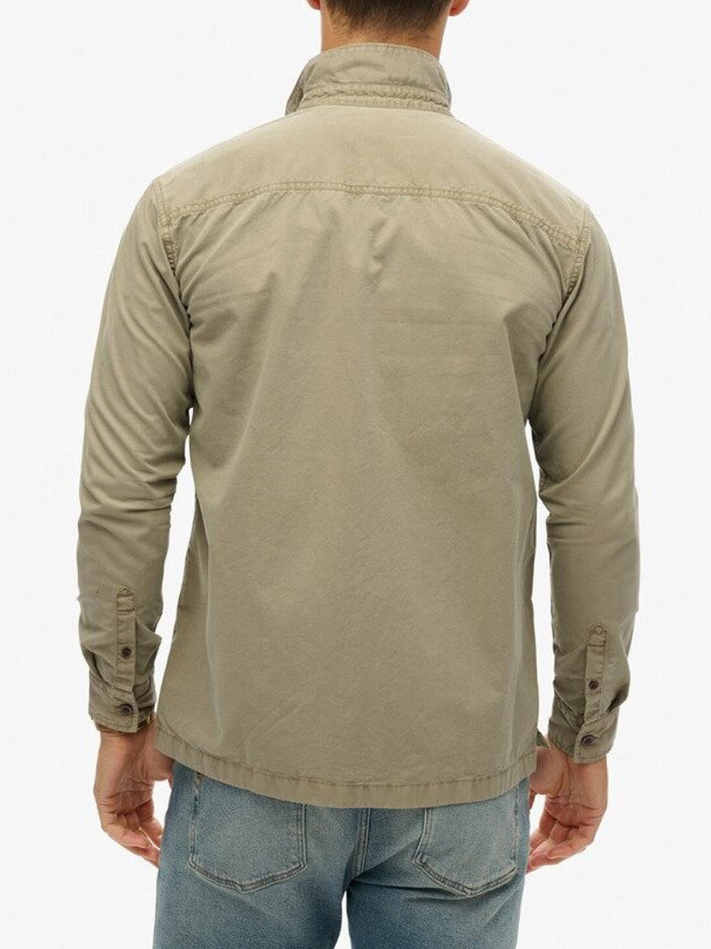 Camicia Casual Superdry da Uomo - Verde