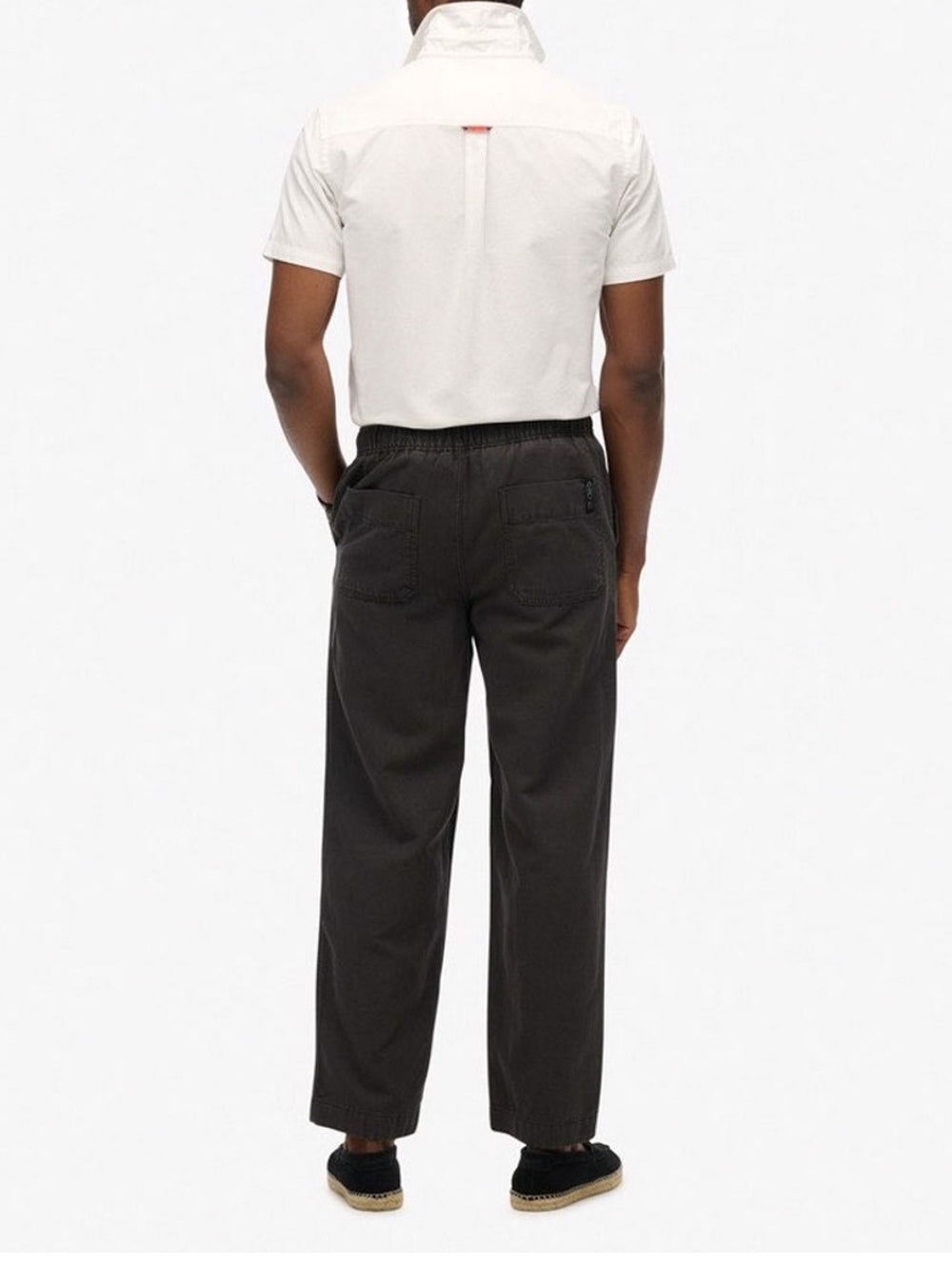 Pantalone Chino Superdry da Uomo - Nero