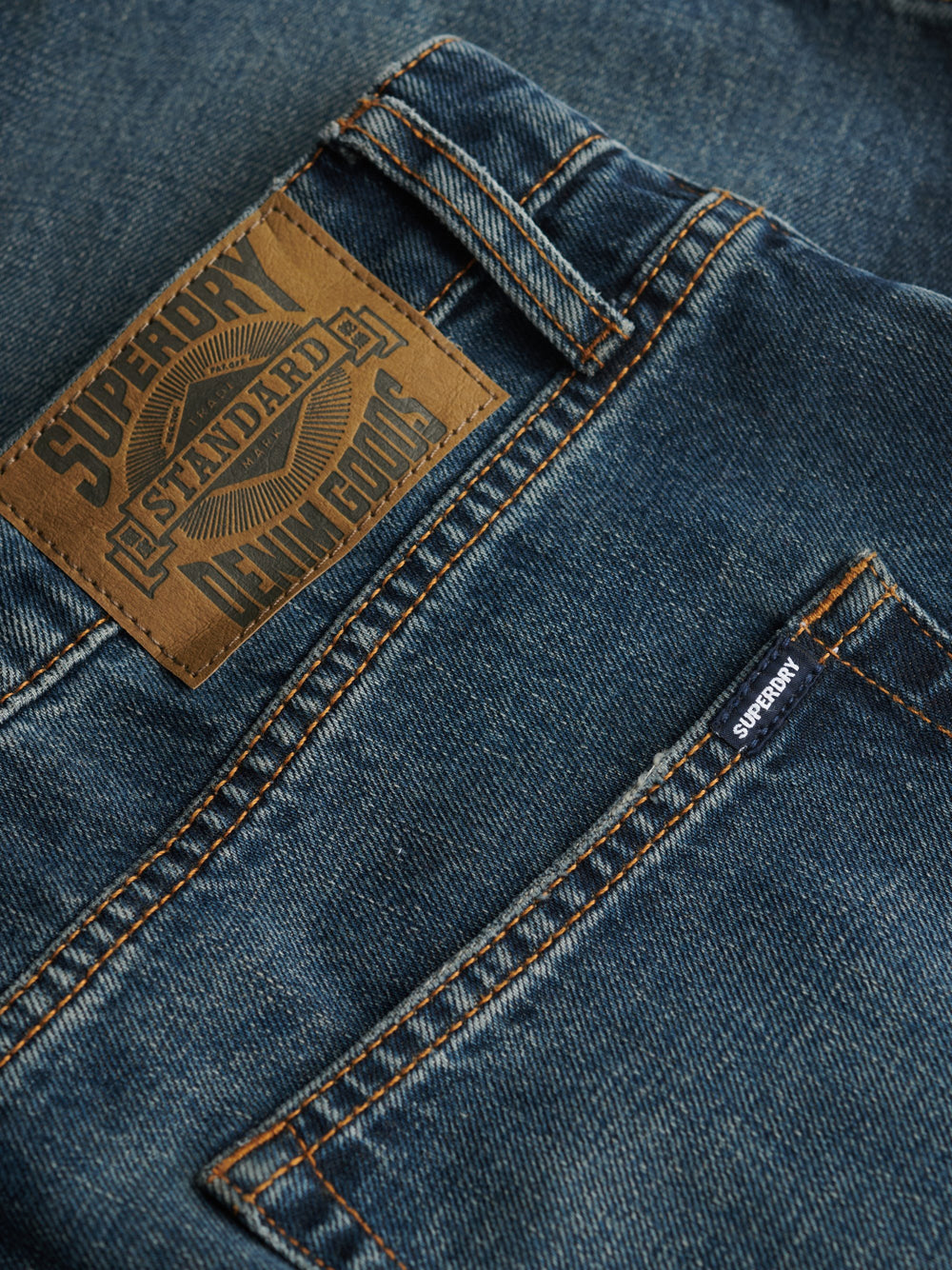 Bermuda Casual Superdry da Uomo - Denim