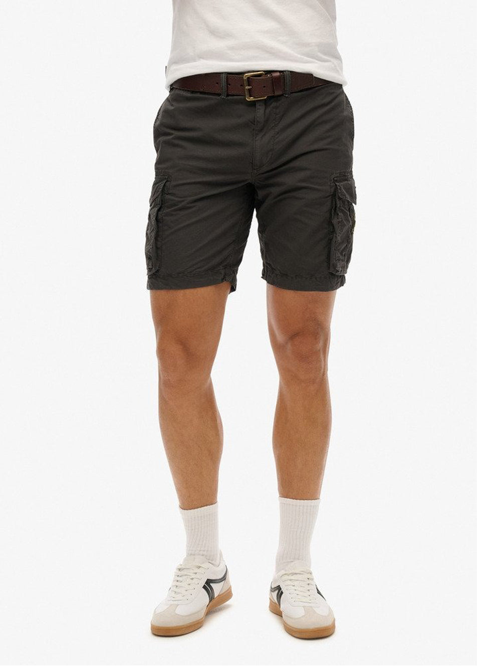 Bermuda Casual Superdry da Uomo - Nero