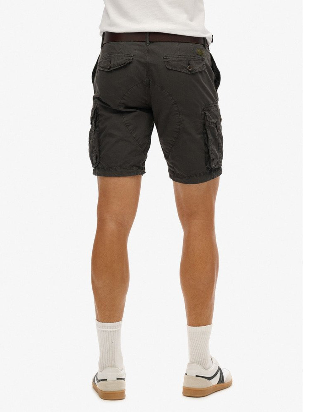 Bermuda Casual Superdry da Uomo - Nero