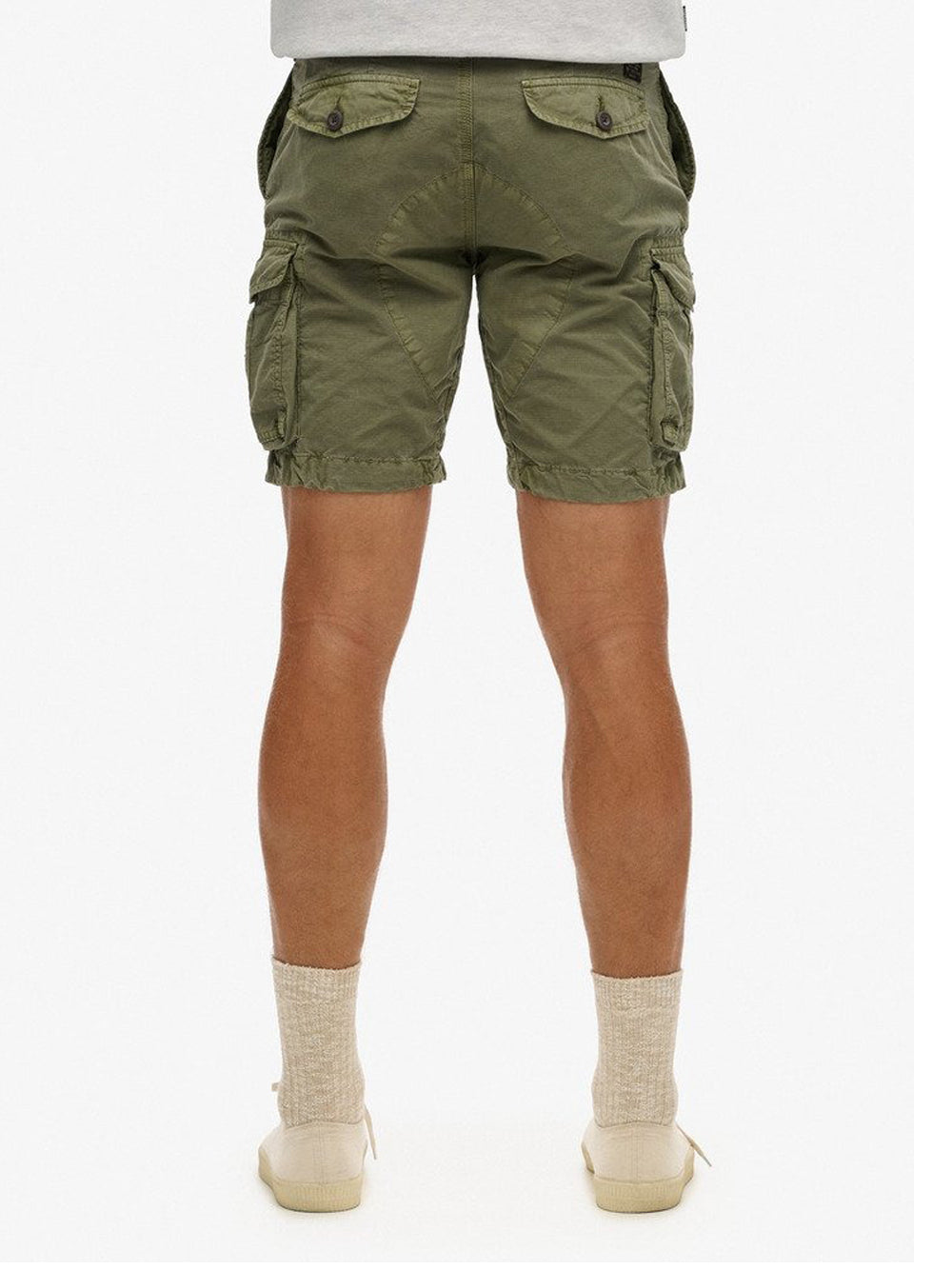 Bermuda Casual Superdry da Uomo - Verde