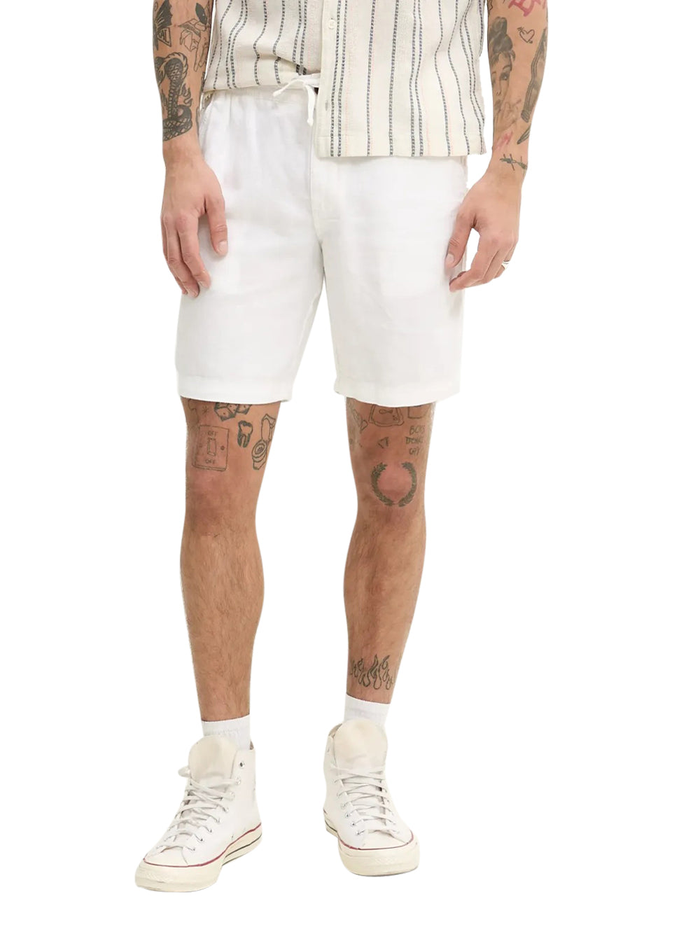 Bermuda Casual Superdry da Uomo - Bianco