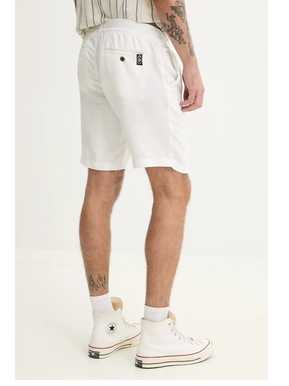 Bermuda Casual Superdry da Uomo - Bianco