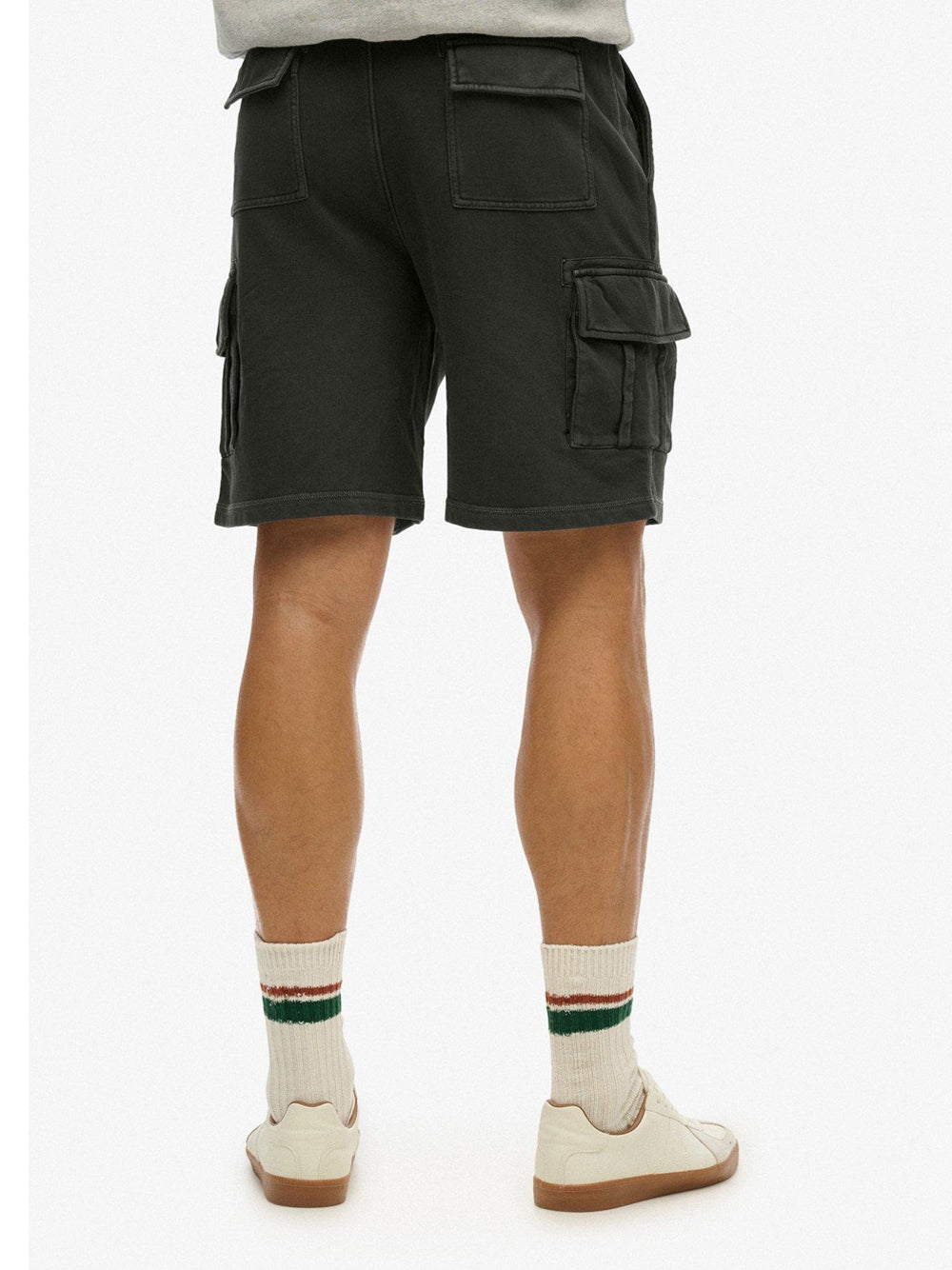 Bermuda Casual Superdry da Uomo - Nero