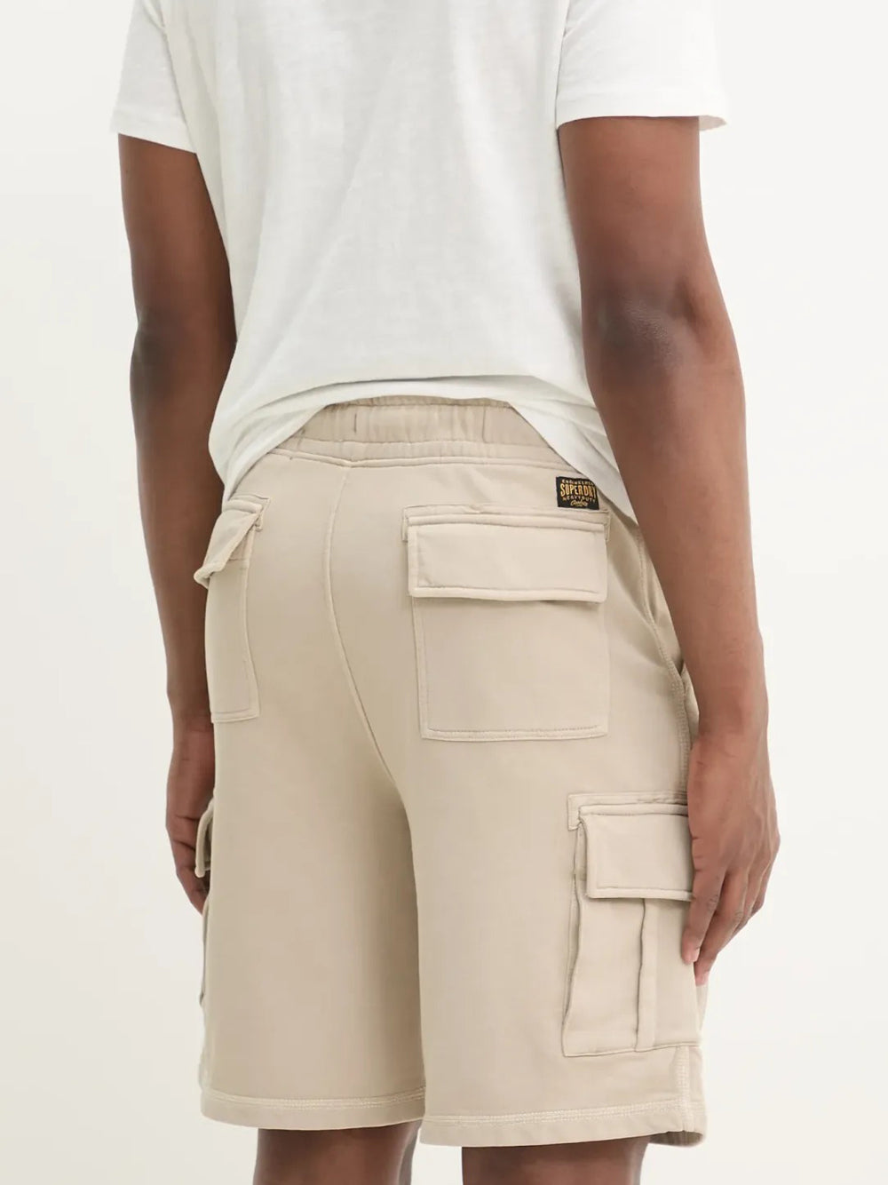 Bermuda Casual Superdry da Uomo - Beige