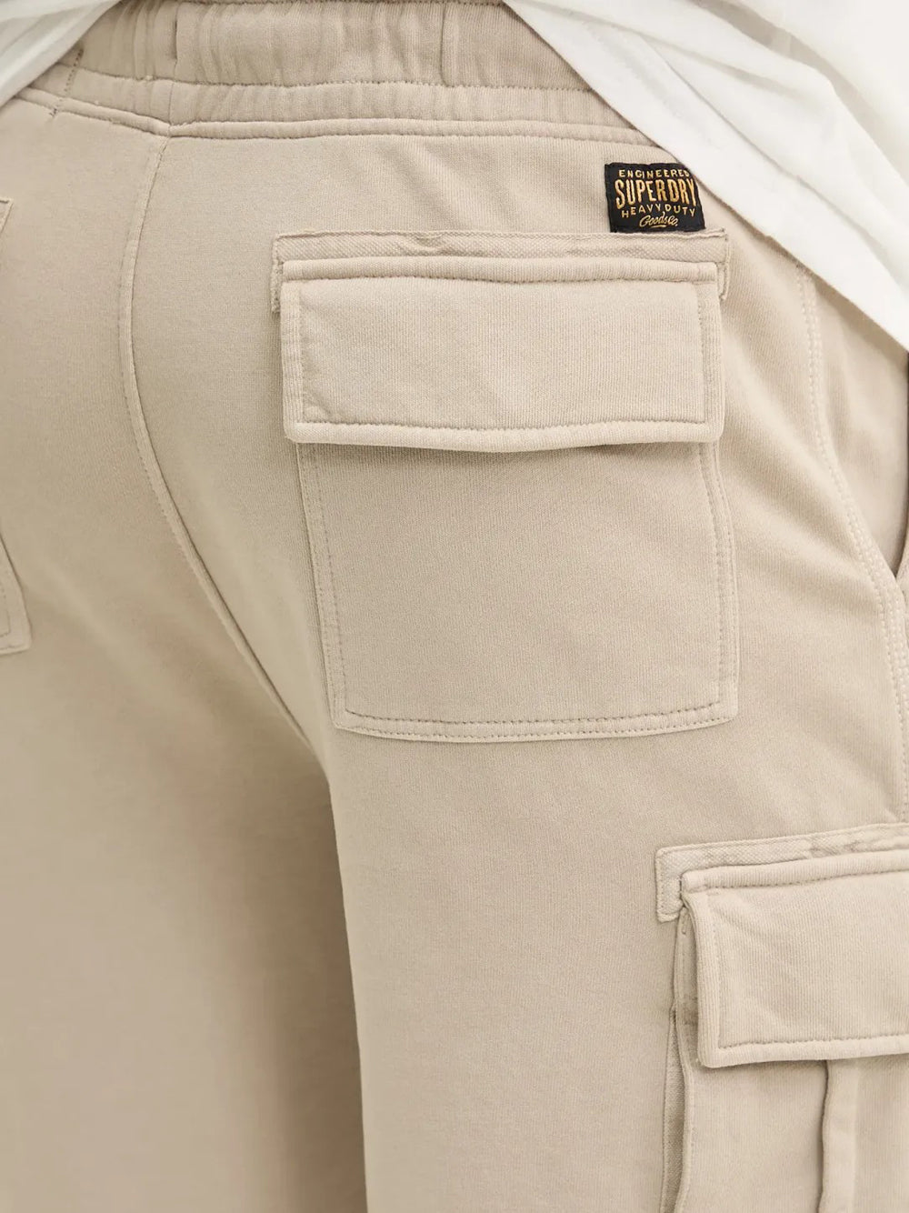 Bermuda Casual Superdry da Uomo - Beige