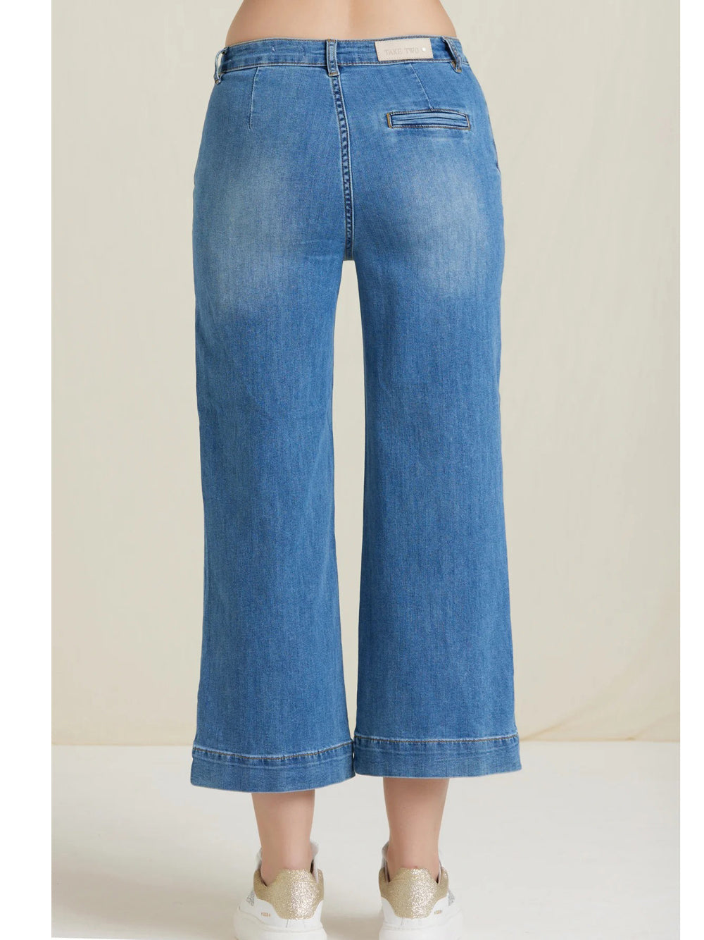 Jeans a Zampa Take Two da Donna - Denim