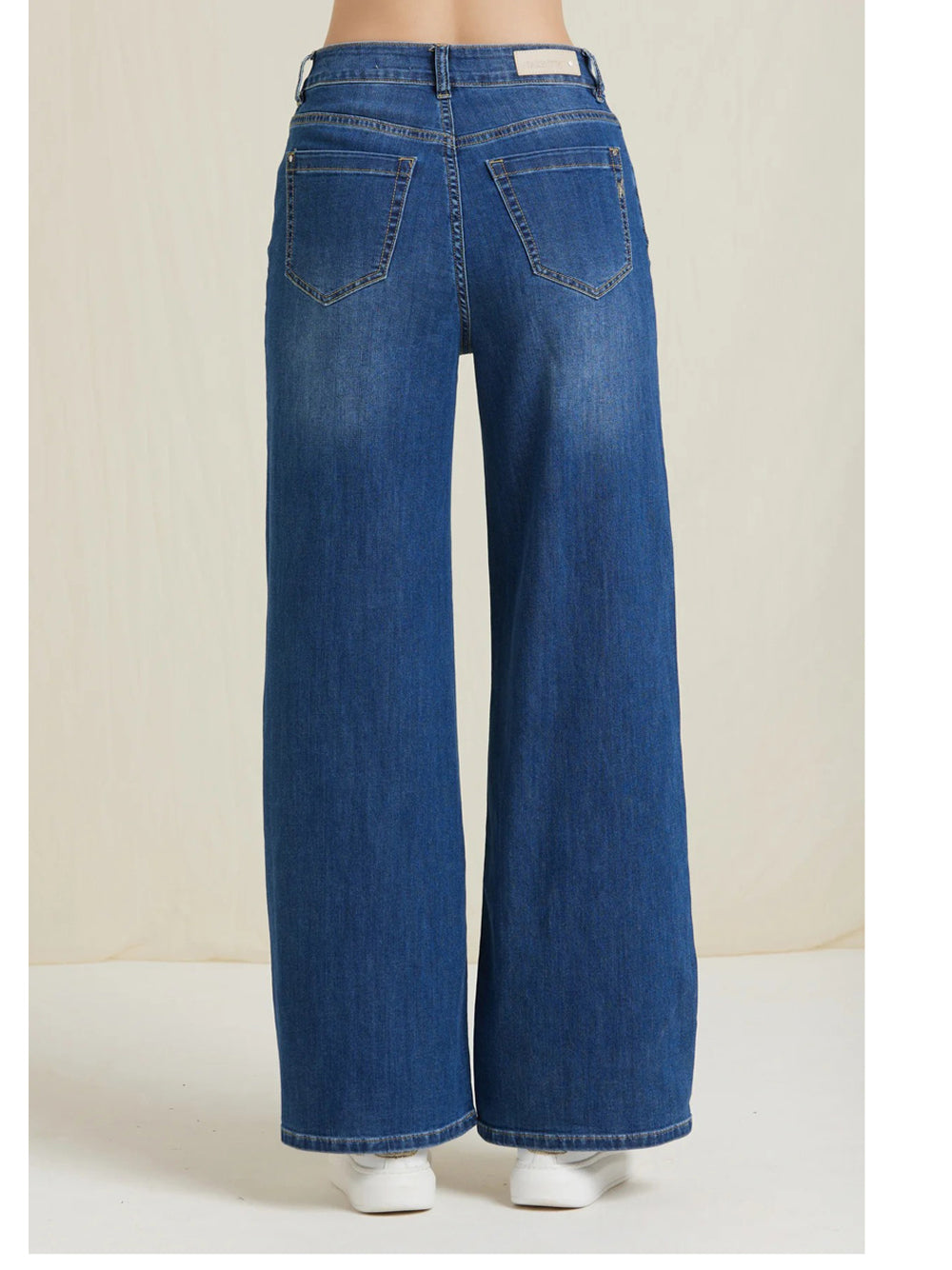 Jeans a Palazzo Take Two da Donna - Denim