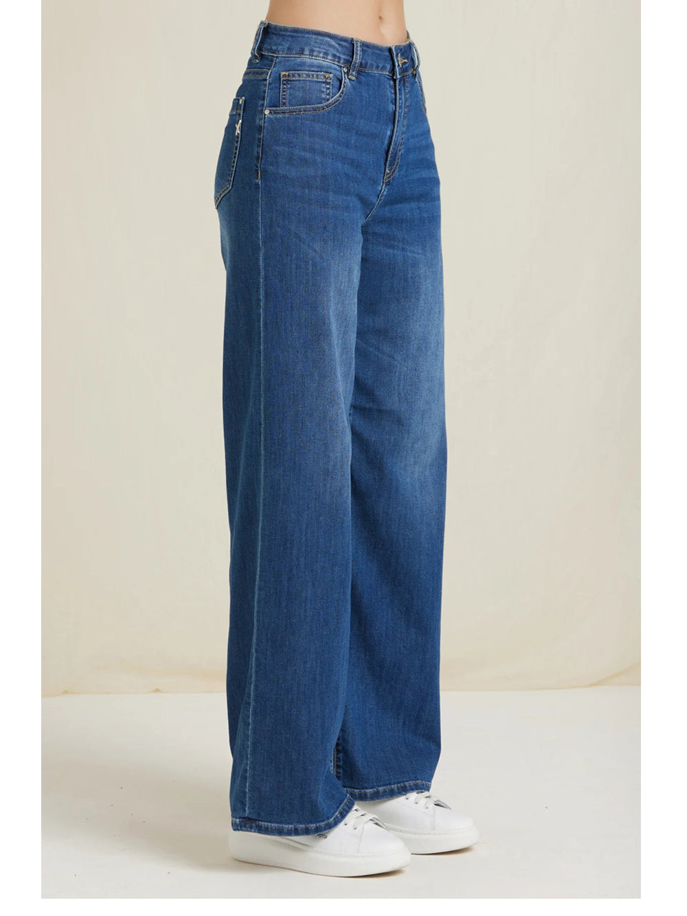 Jeans a Palazzo Take Two da Donna - Denim
