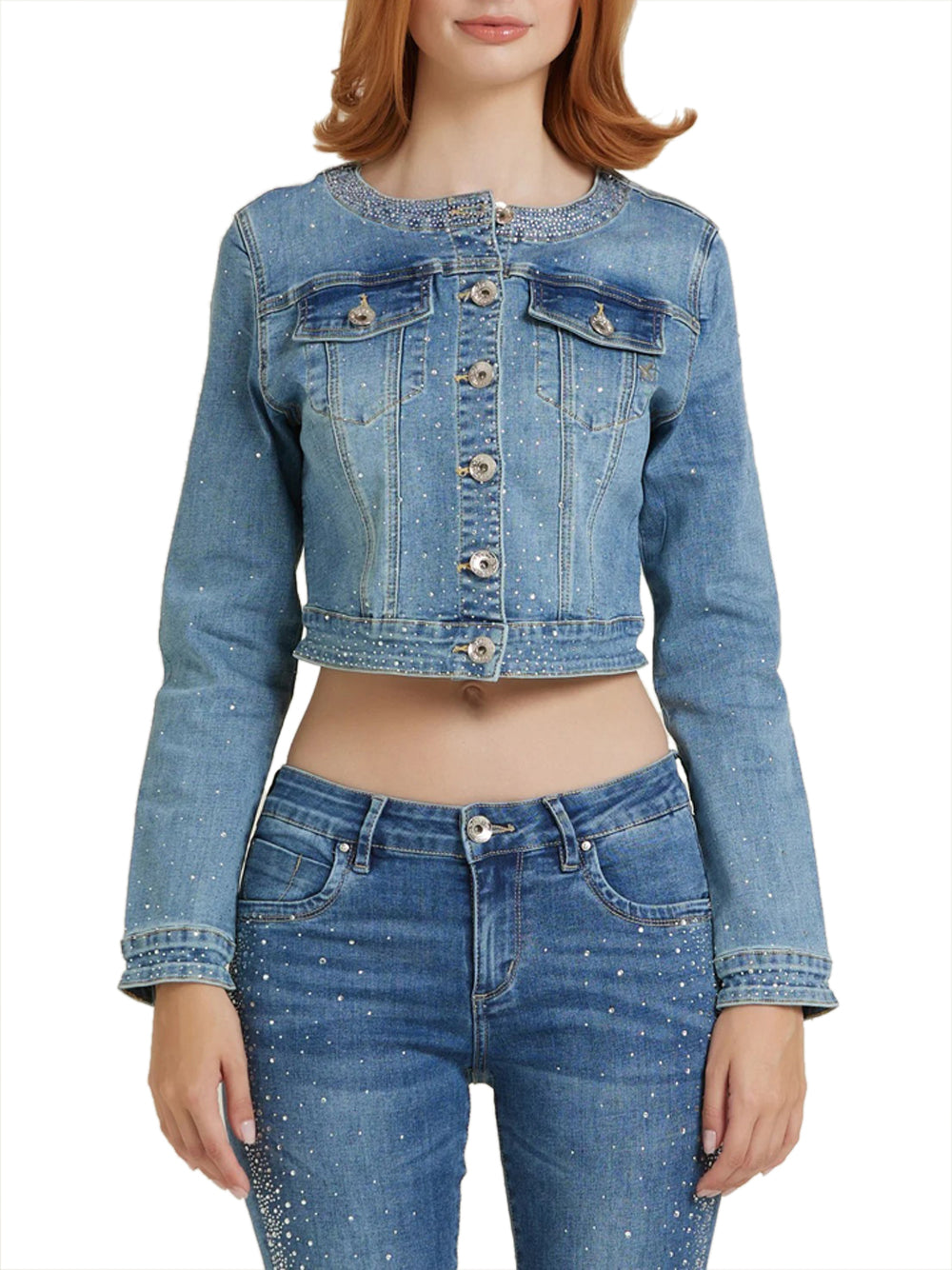 Giubbino di Jeans Take Two da Donna - Denim