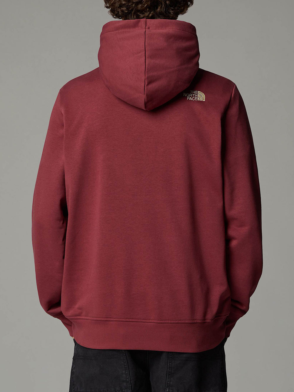 Felpa Cappuccio The North Face Drew Peak Light Hoodie da Uomo - Bordeaux