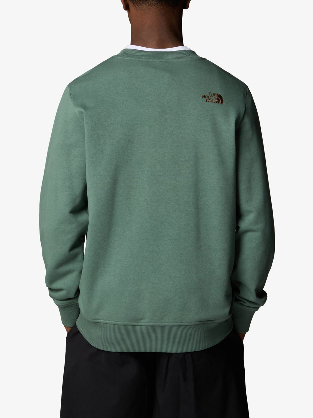 Felpa The North Face Drew Peak Light Crew da Uomo - Verde