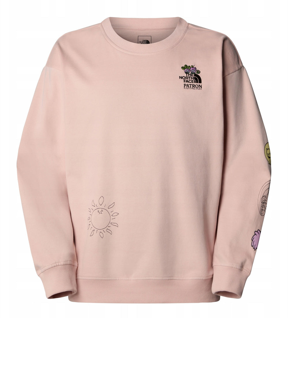 Felpa The North Face Mountain Cleanup da Uomo - Rosa