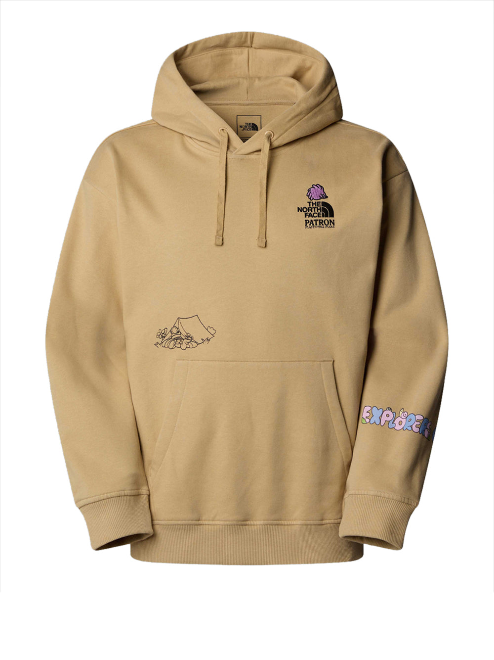 Felpa Cappuccio The North Face da Uomo - Beige
