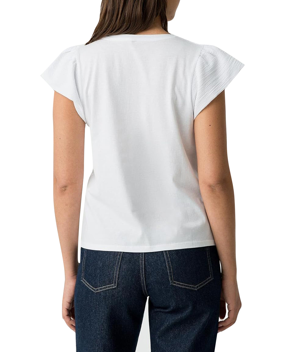 TIFFOSI T-shirt Donna Mod. 10059222 KIRA_17 110 White Bianco