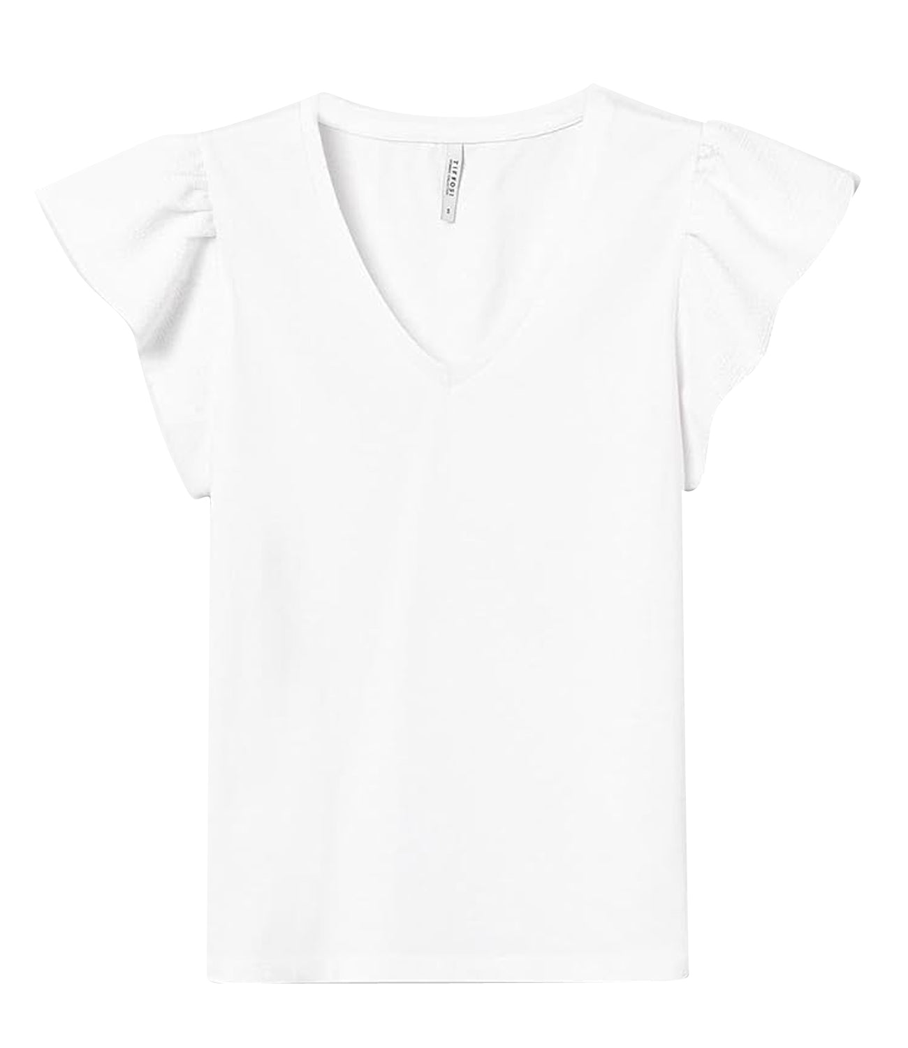 TIFFOSI T-shirt Donna Mod. 10059222 KIRA_17 110 White Bianco