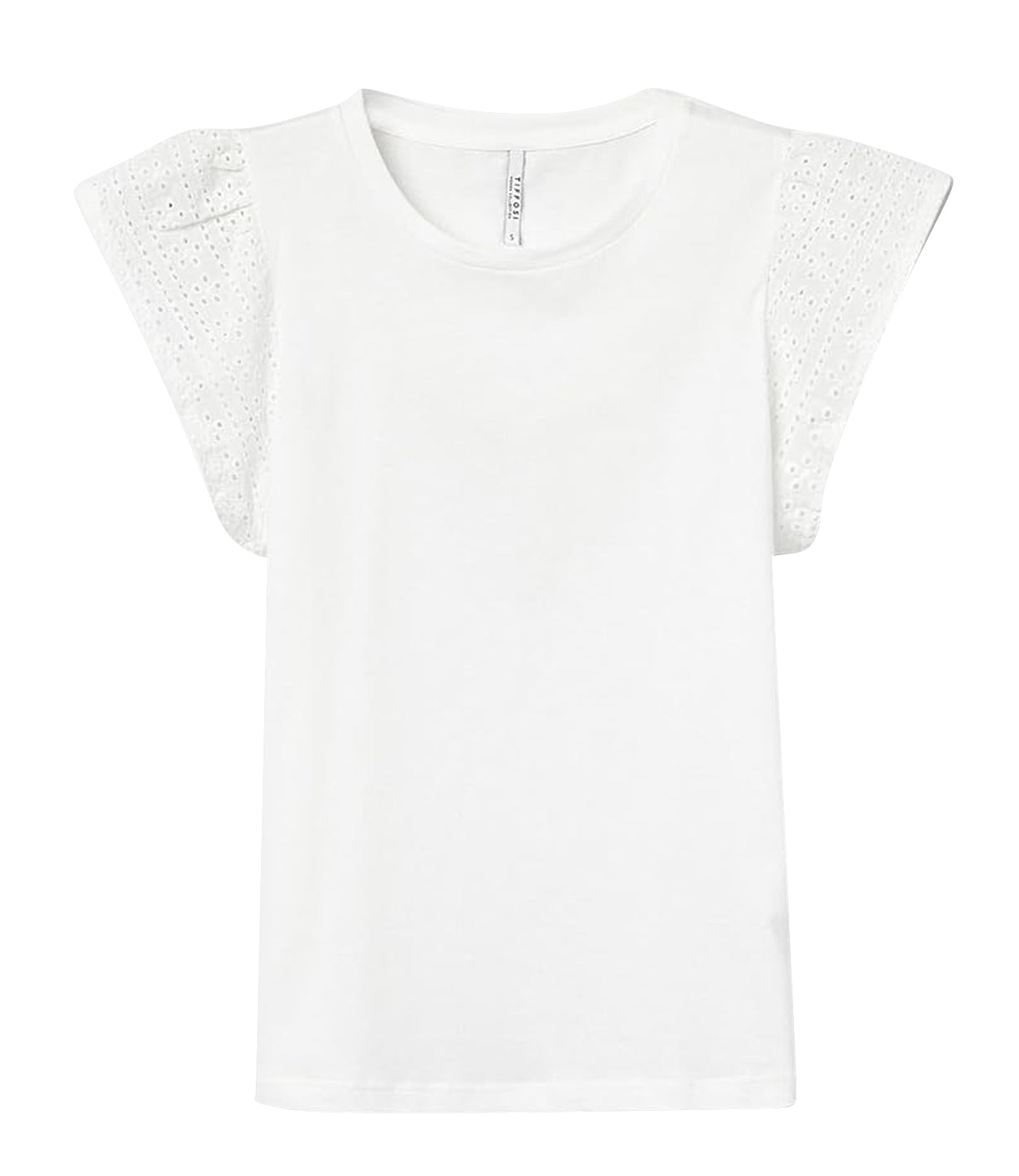 TIFFOSI T-shirt Donna Mod. 10059223 GRACIOSA_2 110 WHITE Bianco