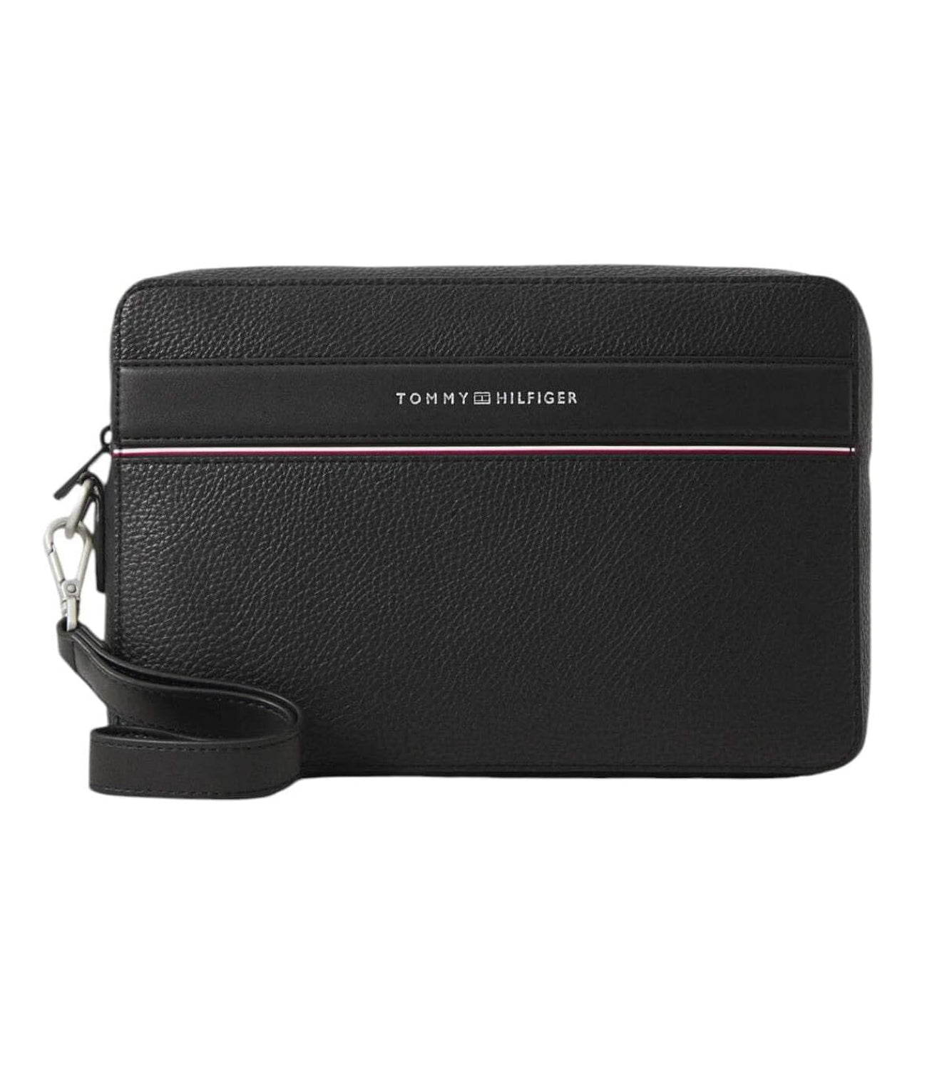 Tommy Hilfiger Borsa Pochette Uomo Mod. AM0AM13047 BDS BLACK Nero