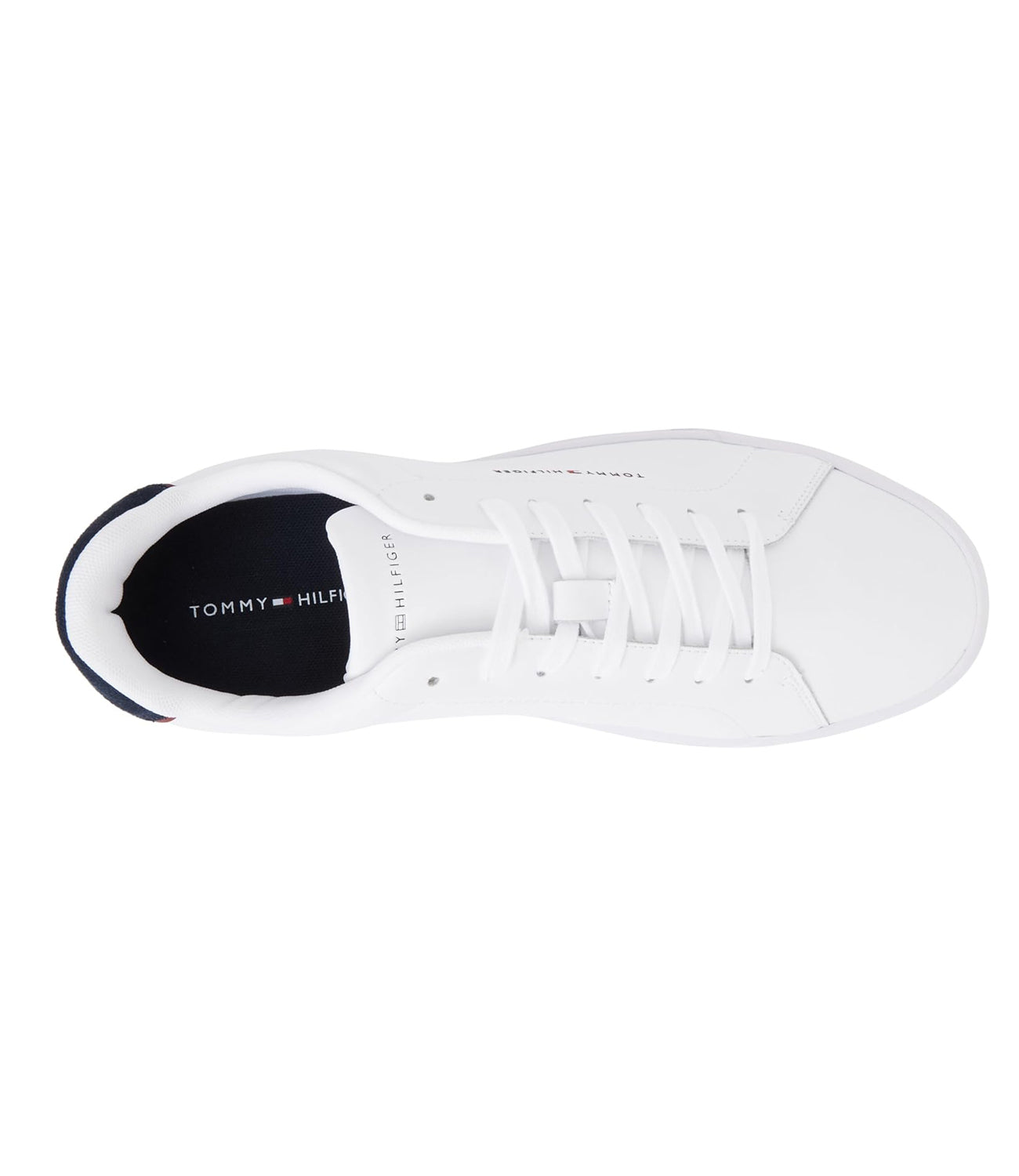 Tommy Hilfiger Sneakers Uomo Mod. FM0FM05367 COURT LTH 0LD WHITE Bianco