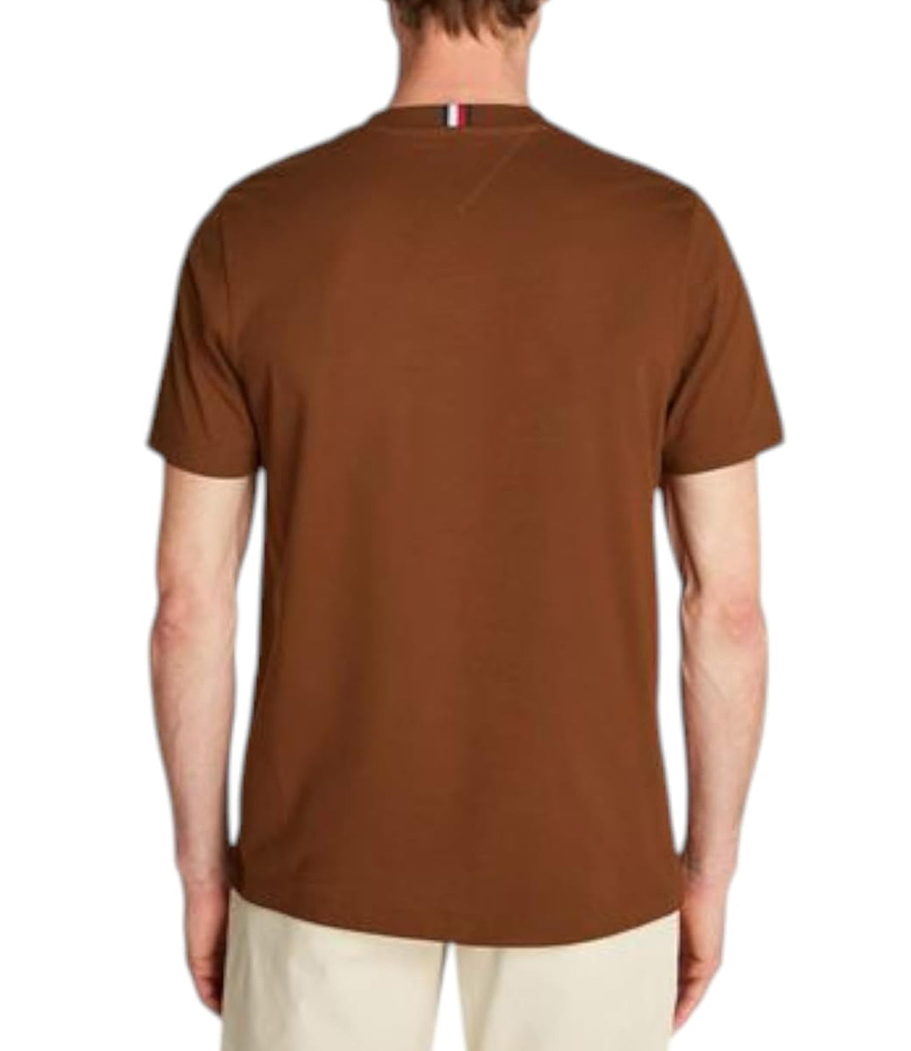 Tommy Hilfiger T-shirt Uomo Mod. MW0MW33691 GUA Moro Marrone