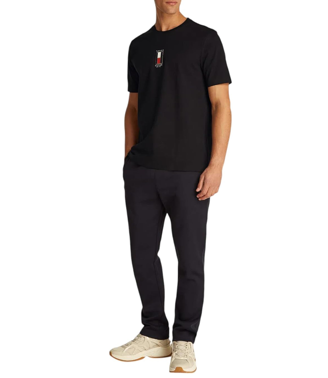 Tommy Hilfiger T-shirt Uomo Mod. MW0MW36512 BDS BLACK Nero