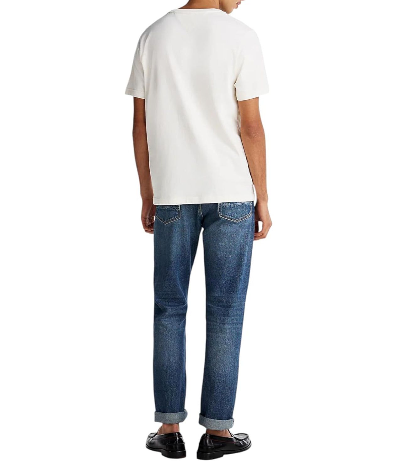 Tommy Hilfiger T-shirt Uomo Mod. MW0MW37439 ZOO WHITE Bianco