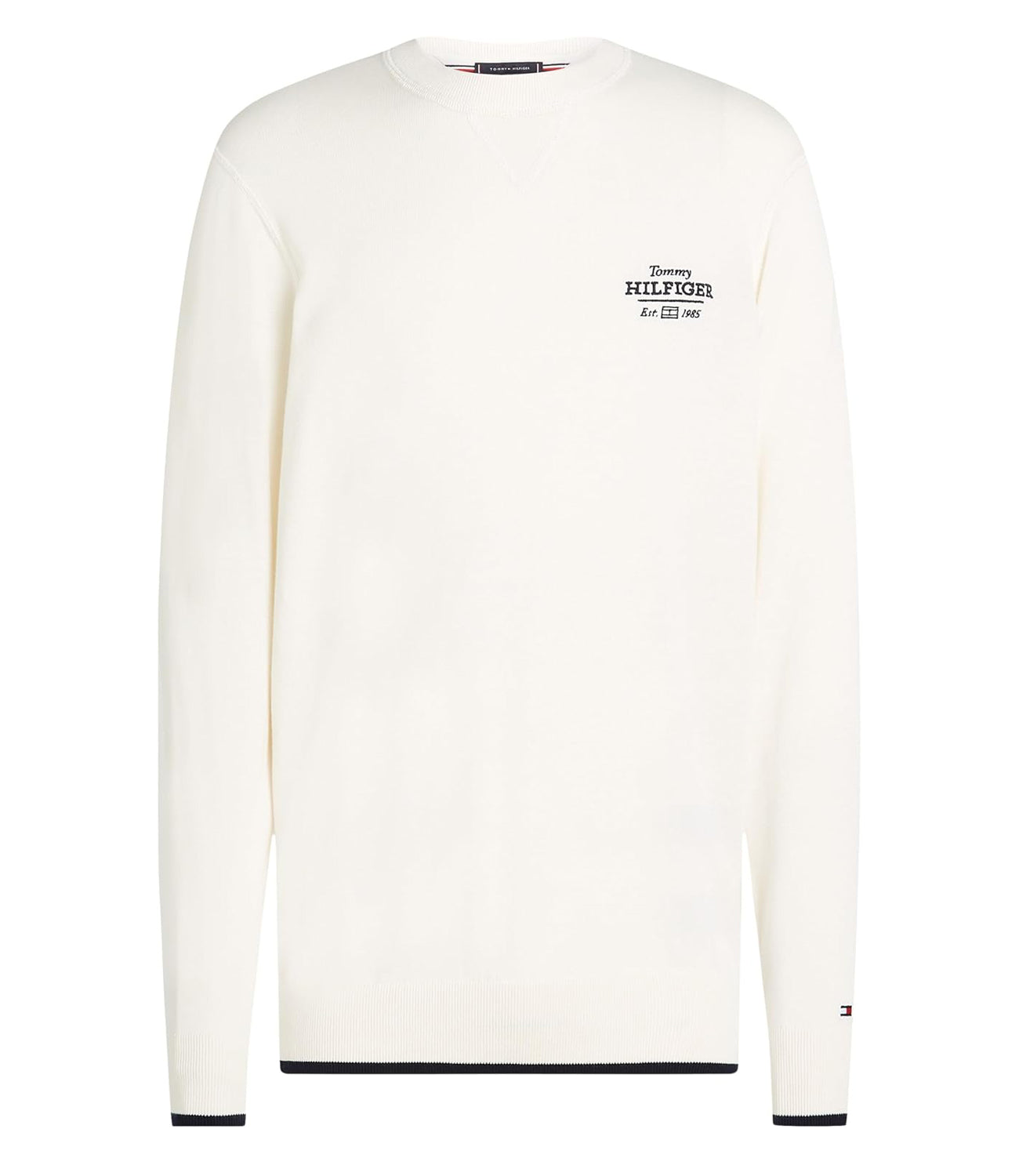 Tommy Hilfiger Felpa G Uomo Mod. MW0MW38336 ZOO WHITE Bianco