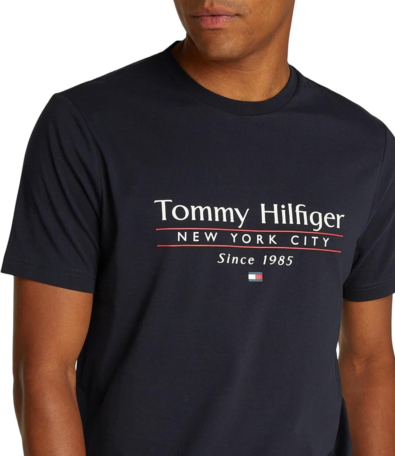 Tommy Hilfiger T-shirt Uomo Mod. MW0MW38621 DW5 Blu